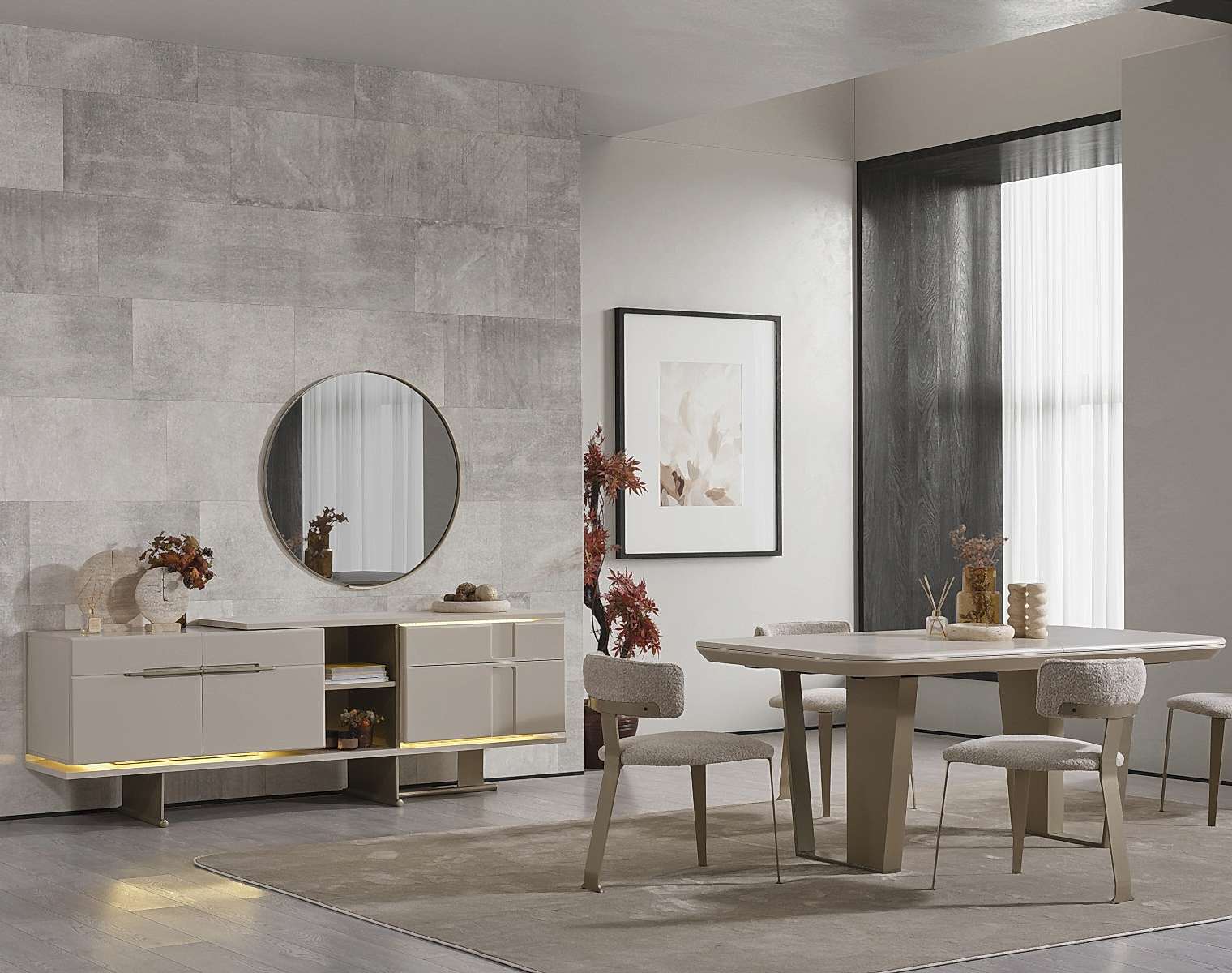 Lizbon Yemek Odası Takımı