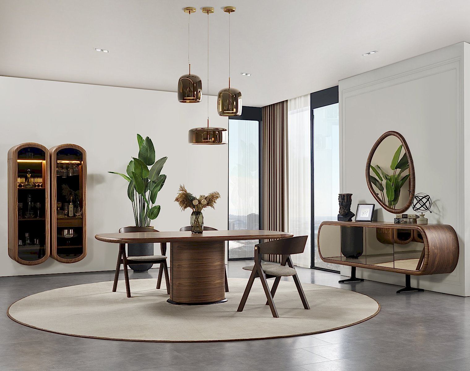 Newyork Yemek Odası Takımı