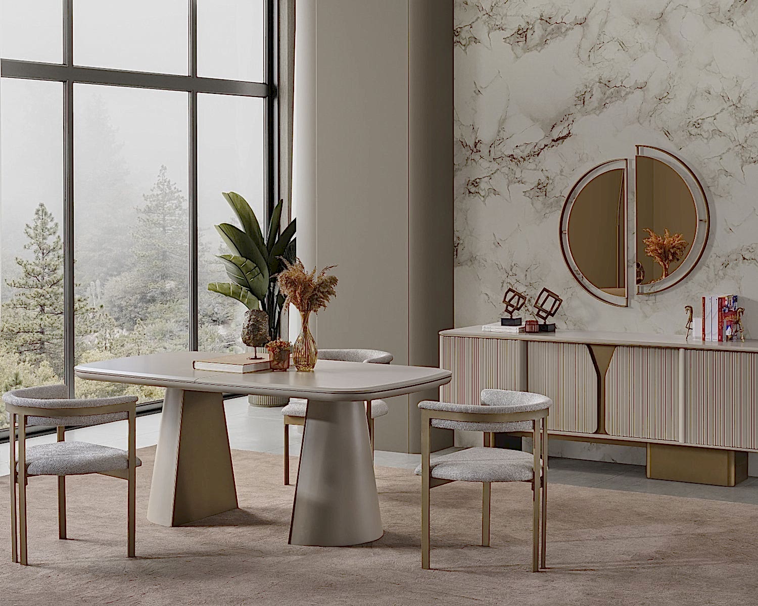 Hermes Yemek Odası Takımı